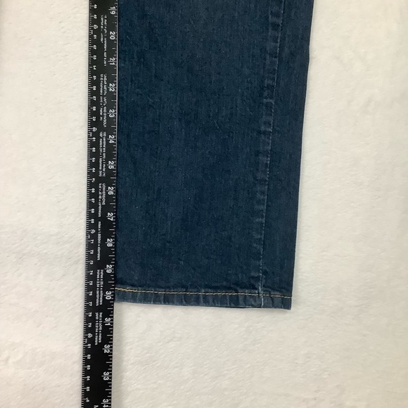 Levi’s 514 Straight Fit Jeans Sz 30W 30L Dark Blue Wash - Picture 5 of 7